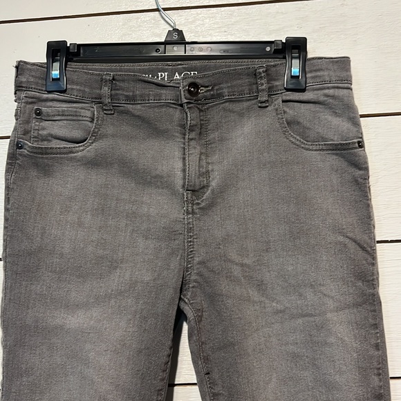 Kids size 16 skinny jeans- grey colored - Picture 2 of 5